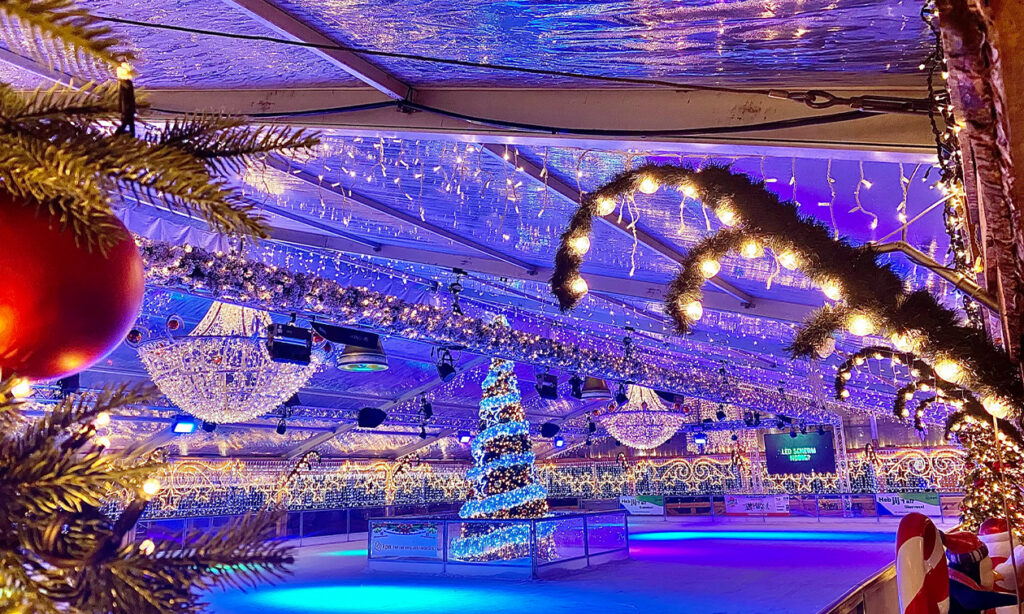 Schaatsen op de schaatsbaan in Bergen op Zoom verblijf B&B Bij ons in het bos